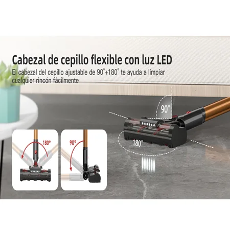 cabezal flexible con luz les prettycare v3